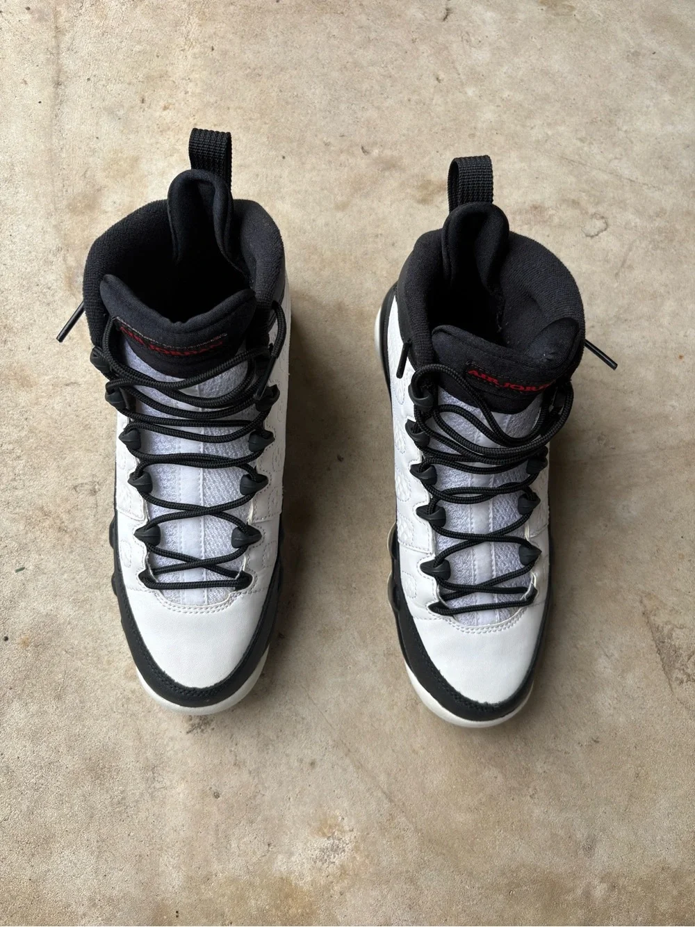 Air Jordan 9 Retro Space Jam White Black Red 302359-112